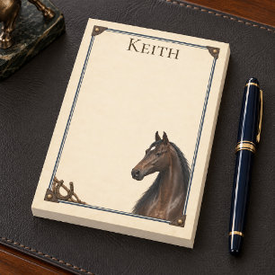 Personalised Dark Bay Saddlebred Heritage Ranch Post-it Notes