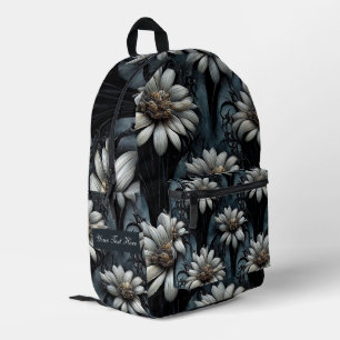 Personalised Dark Garden Printed Backpack