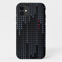 Personalised Dark Polka Dots Matrix patterned