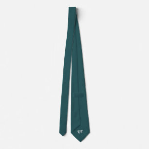 Personalised Dark Spruce Wedding Groom Neck Tie