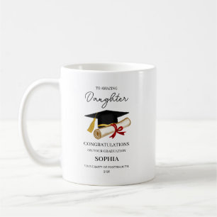 Personalised Daughter Graduation Keepsake Coffee Mug