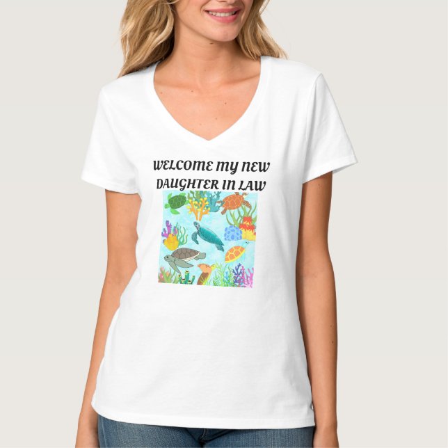 Personalised Daughter-in-Law's  T-Shirt (Front)
