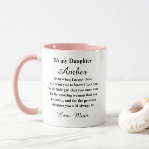 Personalised Daughter Mug