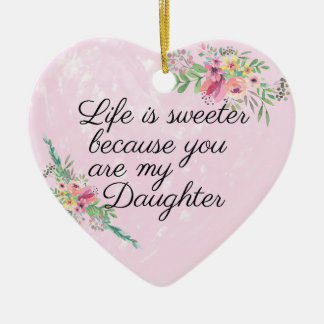 Personalised Daughter Ornament