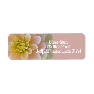 Personalised Day Dreamer Dahlia Flower 