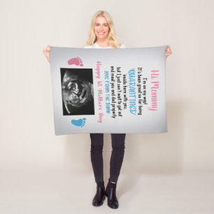 Personalised Dear Mummy Blanket From Bump I'm On