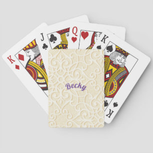 Personalised deck of cards