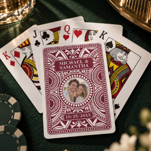 Personalised Deck of Cards Wedding Favours Photo