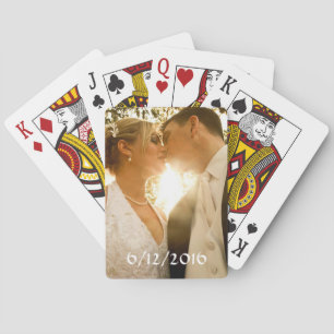 Personalised Deck of cards Wedding Photo