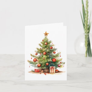 Personalised Decorated Christmas Tree Card