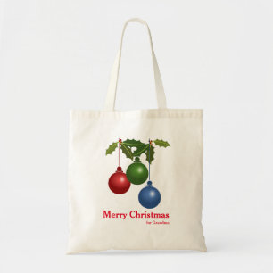Personalised Decorative Christmas Gift Tote Bag
