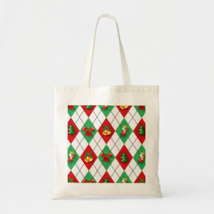 Personalised Decorative Christmas Ornament Gift Tote Bag
