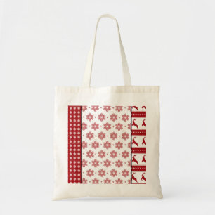 Personalised Decorative Christmas Pattern Tote Bag