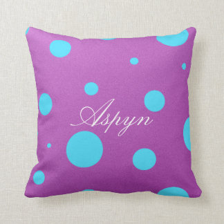Personalised Decorative Polka Dot Pillow