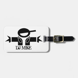 Personalised deejay luggage tag   DJ Gear