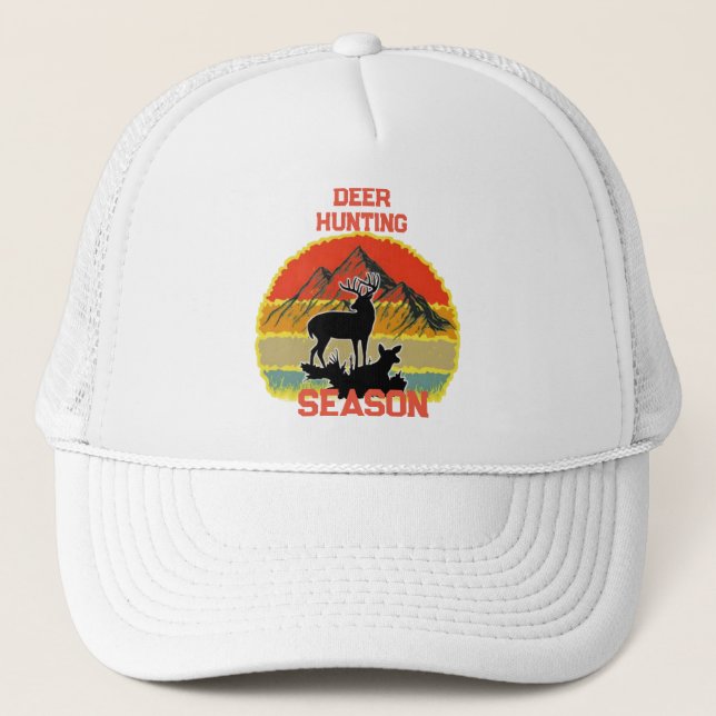 Personalised - DEER HUNTING SEASON -Trucker Hat (Front)