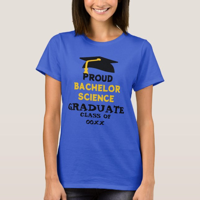 Personalised degree graduation saying  T-Shirt (Front)