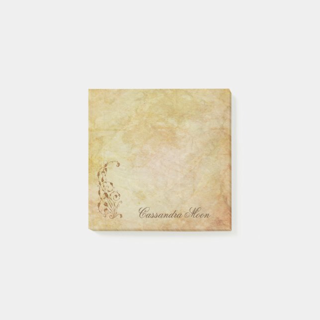 Personalised Delicate Fairy Tale Post-it Notes (Front)