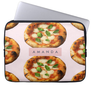 Personalised Delicious Pizza Design Laptop Sleeve