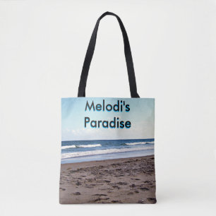Personalised Delray Beach Paradise Design Tote Bag