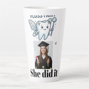 Personalised Dental Hygienist Graduation Floss Fai Latte Mug