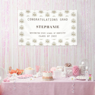 Personalised Dental School Graduation Banner