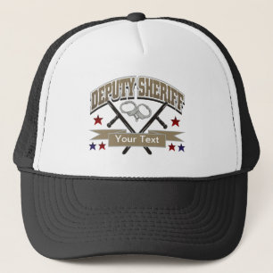 Personalised Deputy Sheriff Trucker Hat