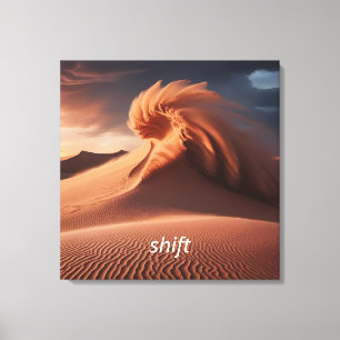 Personalised Desert Sandstorm / Dust Storm Canvas Print