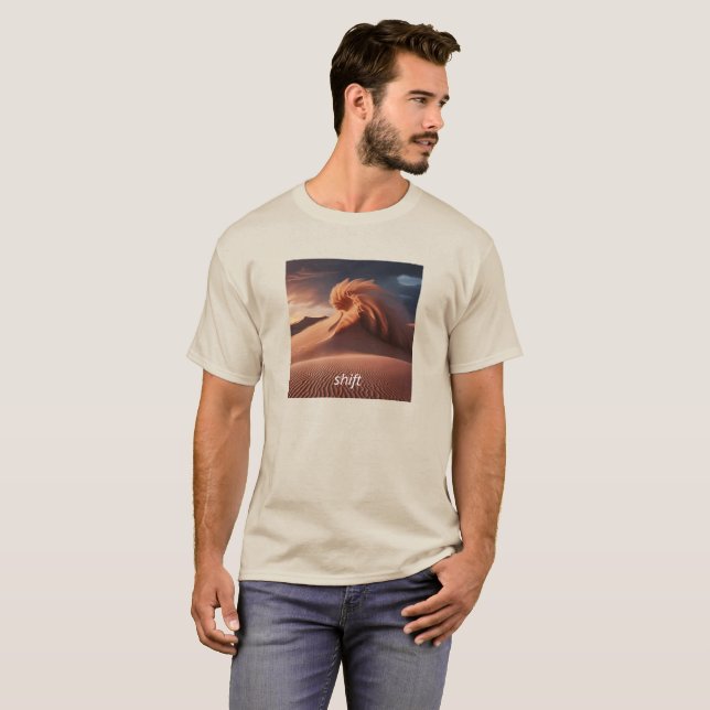 Personalised Desert Sandstorm / Dust Storm T-Shirt (Front Full)
