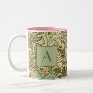 Personalised Design William Morris Pattern   Two-Tone Coffee Mug
