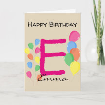 Personalised Design Your Own Bespoke Birthday