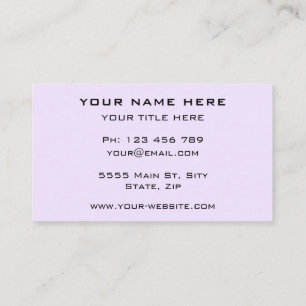 Personalised Design Your Own Business Card
