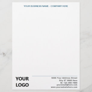Personalised Design Your Own Business Letterhead
