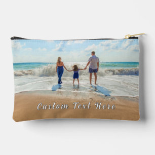 Personalised Design Your Own Custom Photo and Text Accessory Pouch