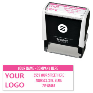 Personalised Design Your Own Made Address Stamp