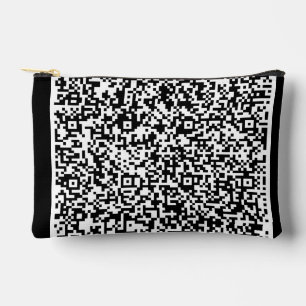 Personalised Design Your Own QR Code Accessory Pouch