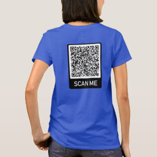 Personalised Design Your Own QR Code T-Shirt