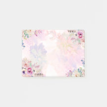 Personalised Designer look Watercolour Post-It Pad