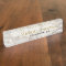 Personalised Desk NAME Plate White GREY MARBLE