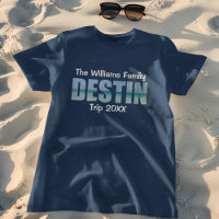 Personalised Destin Beach Trip Matching Family