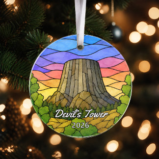 Personalised Devil’s Tower National Monument Acryl Ornament