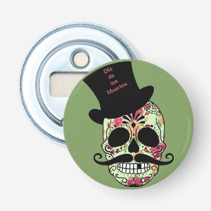 Personalised Dia de los Muertos Bottle Opener