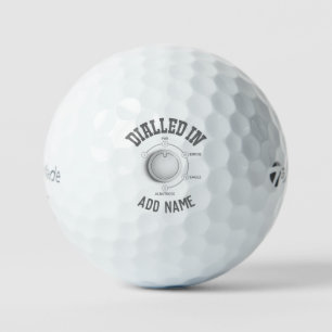 Personalised Dialled In Taylor Made TP5 Golf Balls