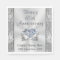 Personalised Diamond Anniversary Napkins, Stunning