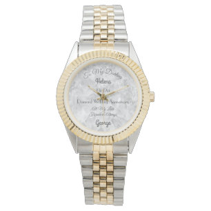 Personalised Diamond Wedding Anniversary Watch
