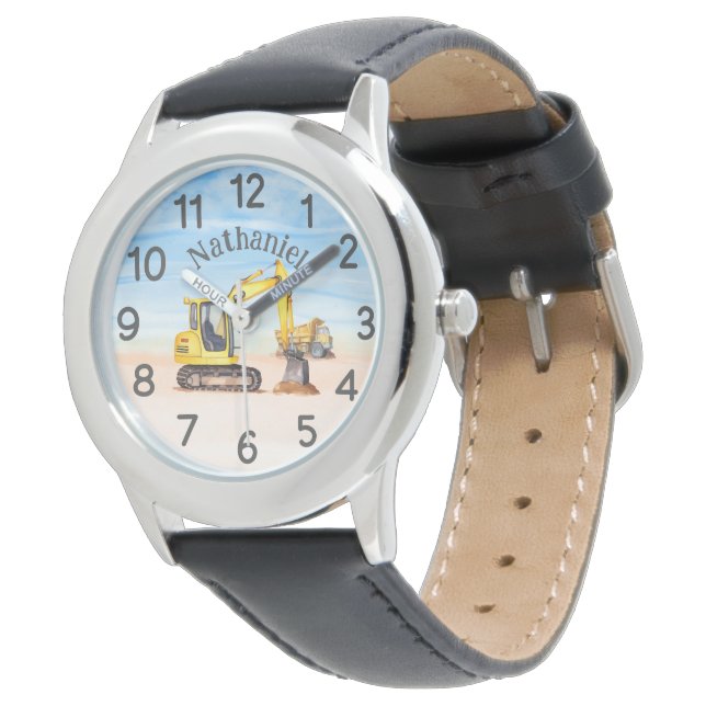 Personalised Digger Watch (Angled)