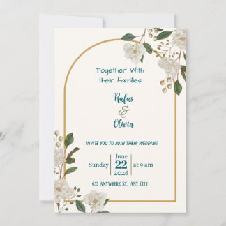 Personalised Digital Wedding Invitation – Modern E
