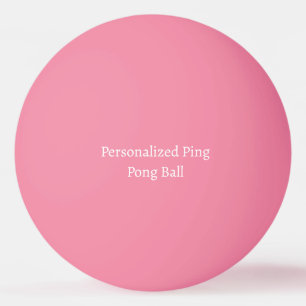 Personalised Dimensions 1.57" Glow Dark Pink Ping Pong Ball