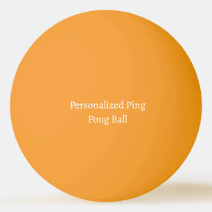 Personalised Dimensions 1.57" Glow Dark Yellow Ping Pong Ball