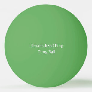 Personalised Dimensions 1.57" Green Ping Pong Ball